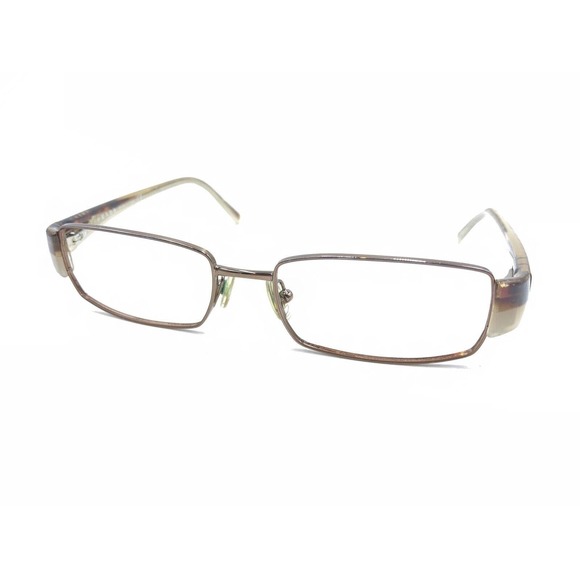 Prada VPR 73H 766-1O1 Brown Beige Eyeglasses Frames 50-16 135 Italy Designer - Picture 8 of 12